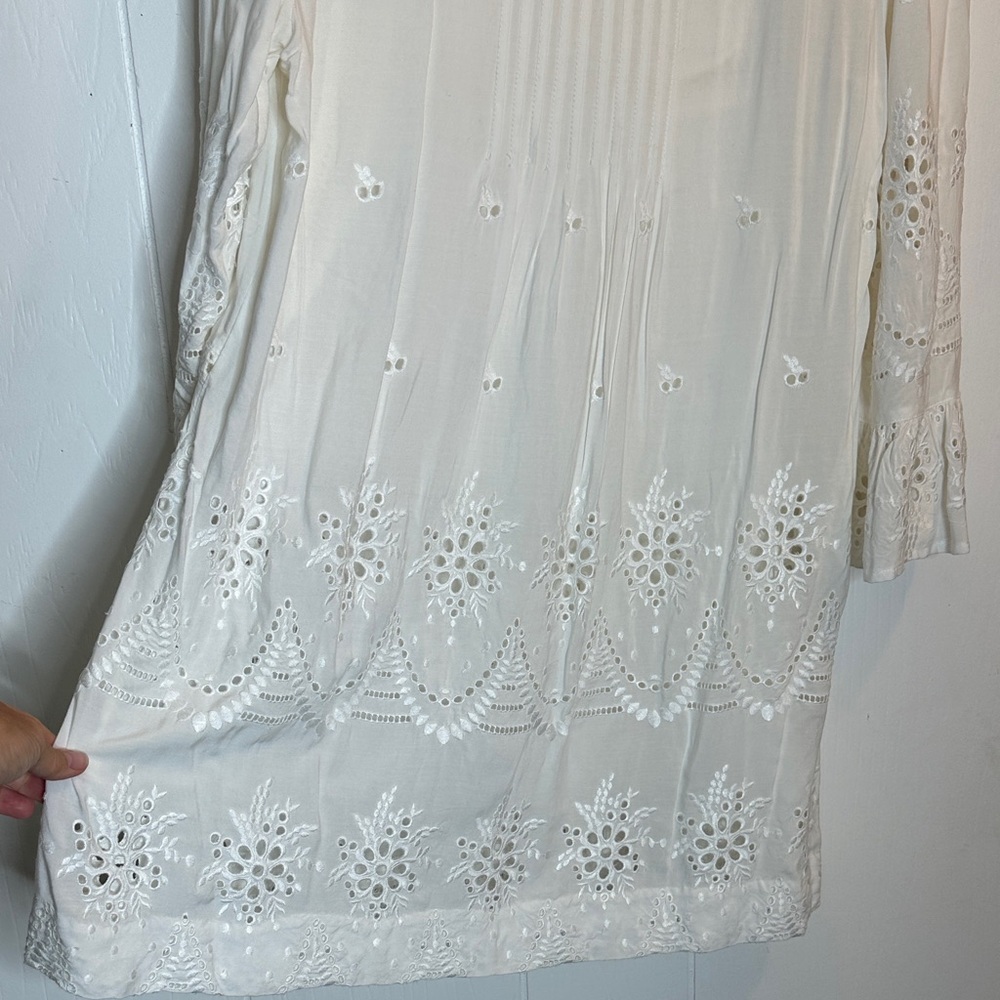 Sundance Cream Embroidered Tunic - Picture 8 of 9